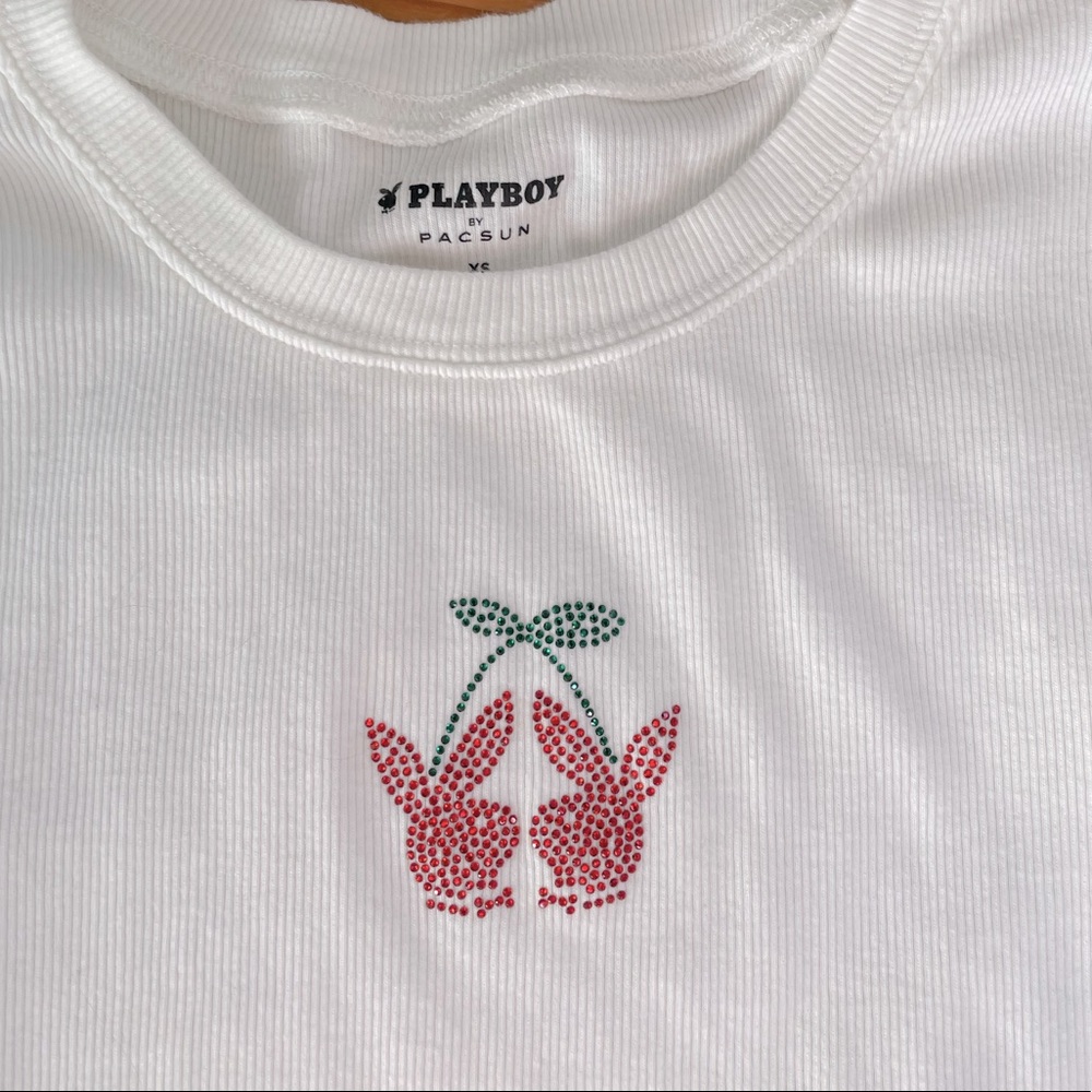 playboy by pacsun y2k cherry top SEND OFFERS